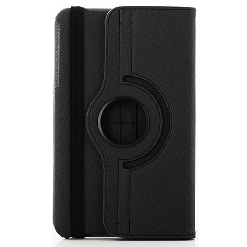 Samsung Galaxy Tab 4 (SM-T330) 8.0- 360 astetta kääntyvä suojakotelo luottokorttipaikalla (musta)