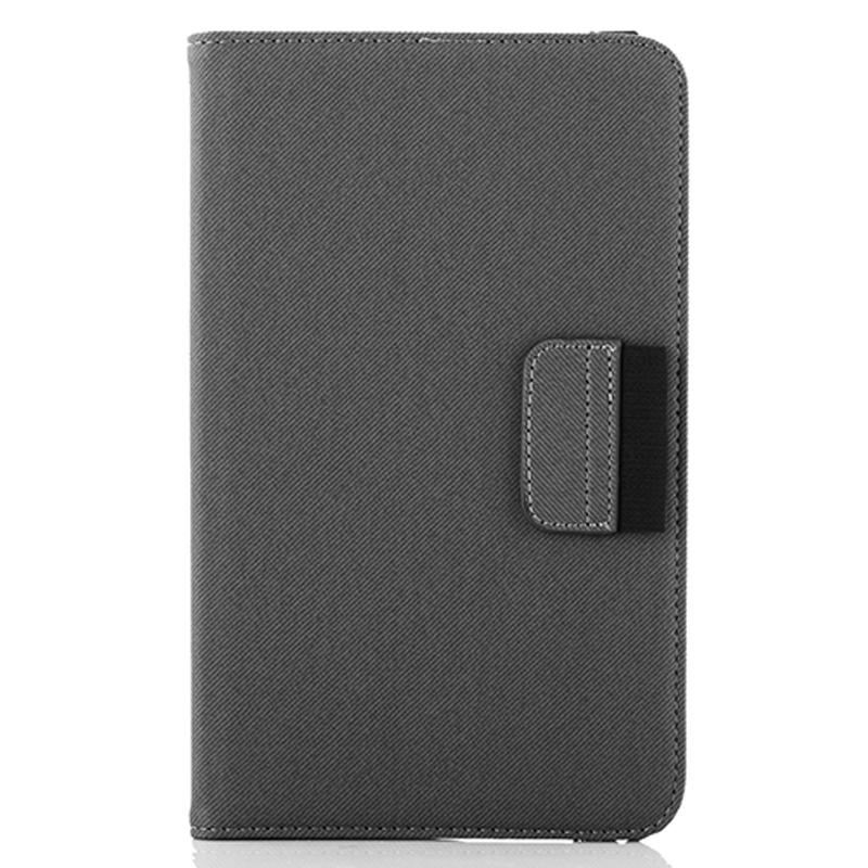 Samsung Galaxy Tab 4 (SM-T330) 8.0- 360 astetta kääntyvä suojakotelo luottokorttipaikalla (harmaa)