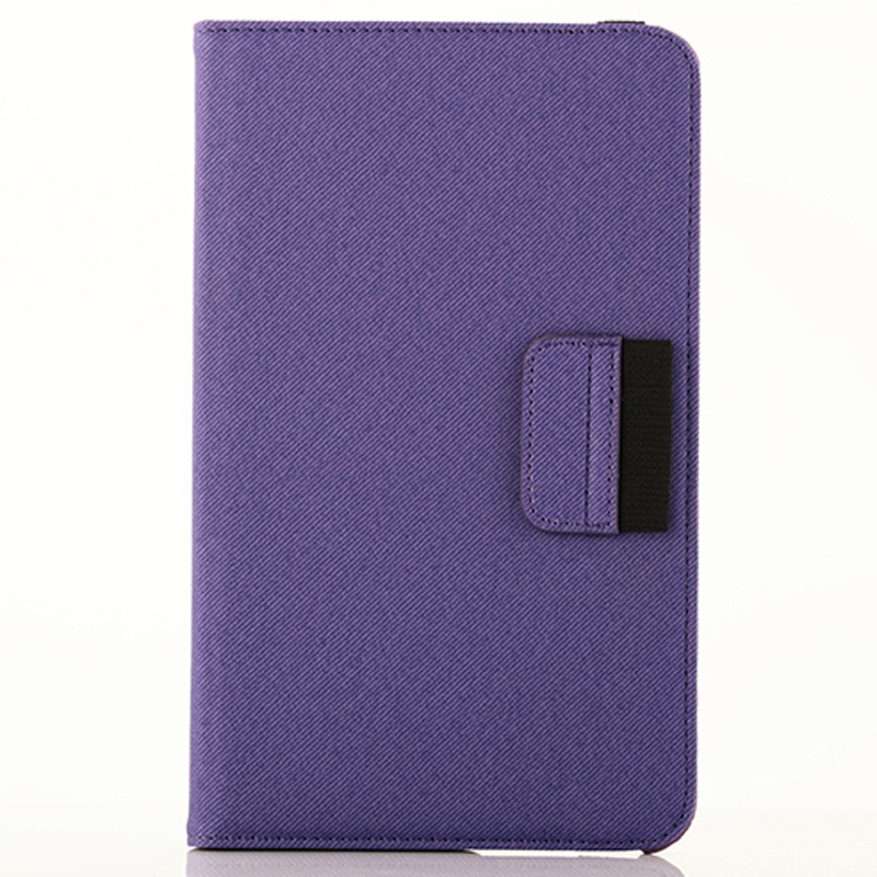 Samsung Galaxy Tab 4 (SM-T330) 8.0- 360 astetta kääntyvä suojakotelo luottokorttipaikalla (violetti)