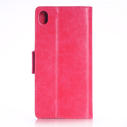 Nahkainen suojakotelo Sony Xperia M4 Aqua, magenta