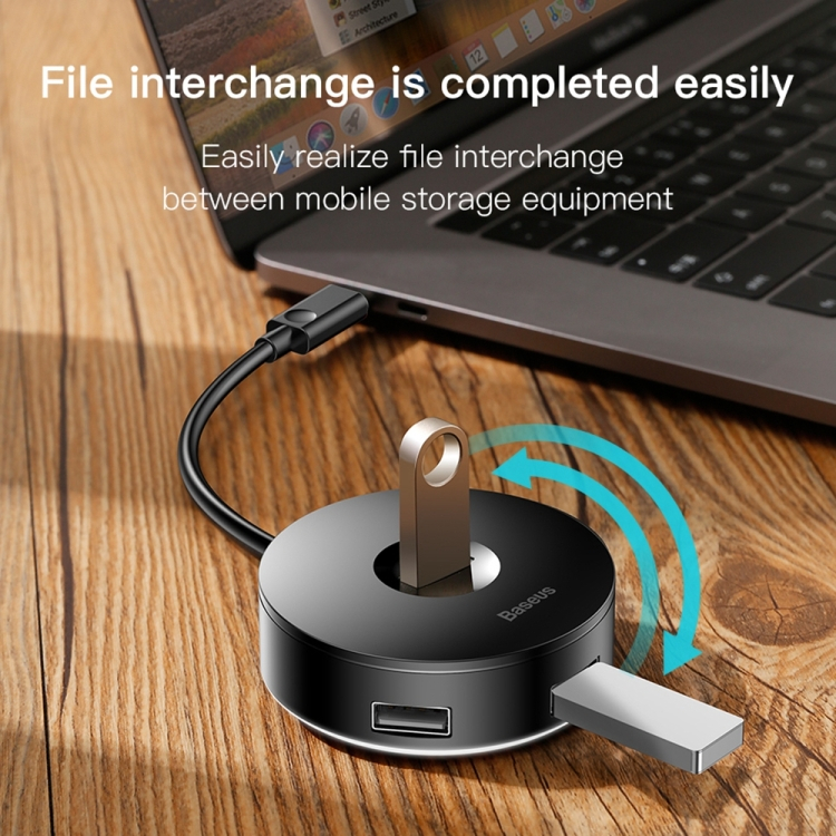 4-in-1 USB-C - USB-A -hubi, 4 porttia