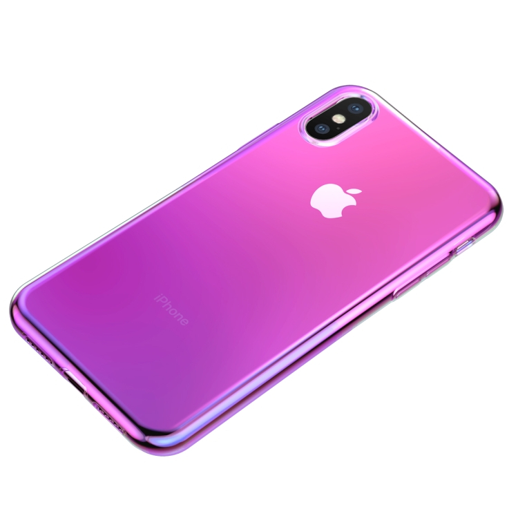 iPhone XS kaksivärinen suojakuori (Pinkki)