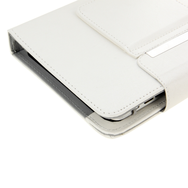 Bluetooth näppäimistö ja suojakotelo 10 tuuman tableteille, valkoinen