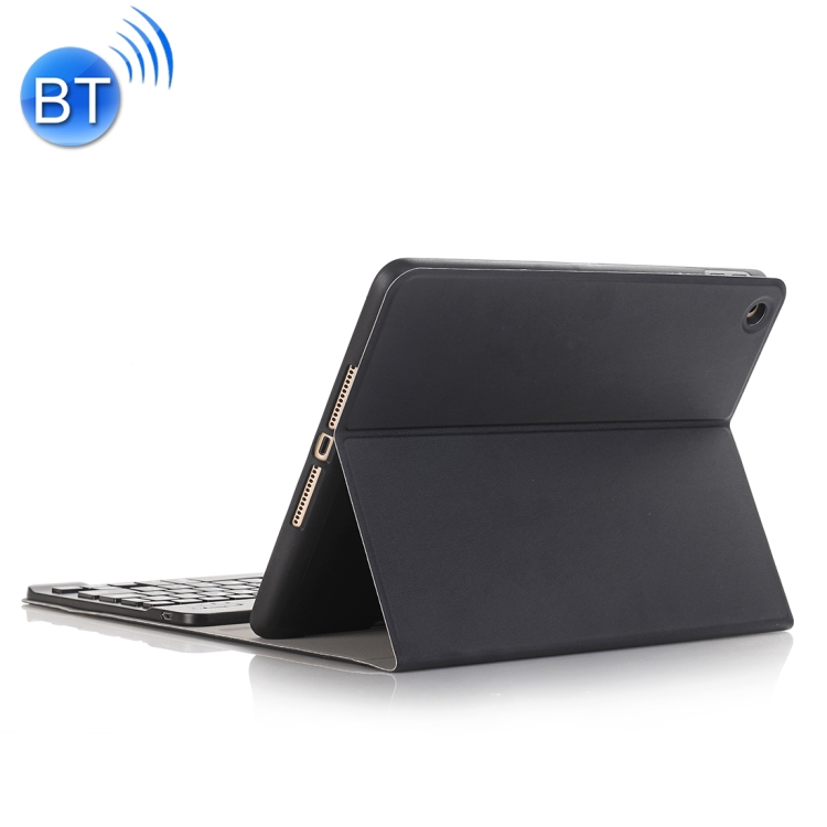 iPad 9.7 / Air Bluetooth näppäpimistö nahkakotelo - Musta