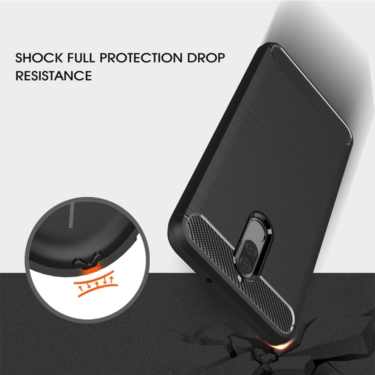 Huawei Mate 10 suojakuori, harjattu hiilikuitu (Musta)