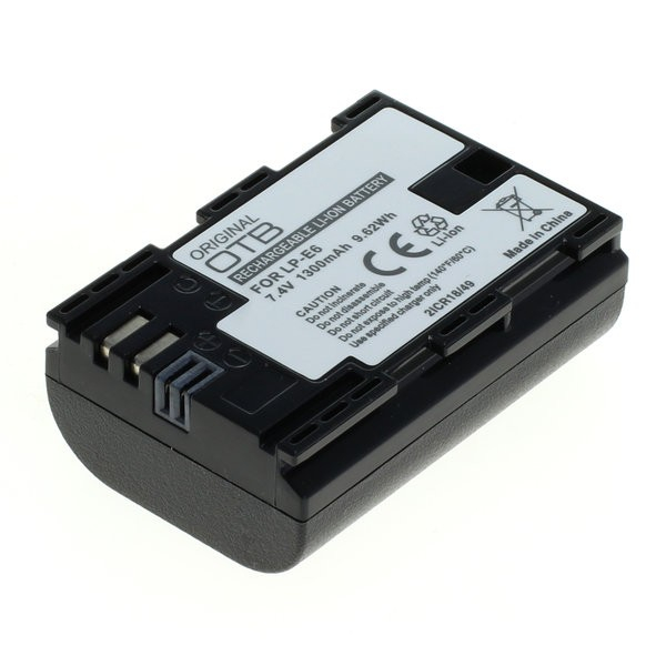 Canon LP-E6 yhteensopiva akku, 1300 mAh
