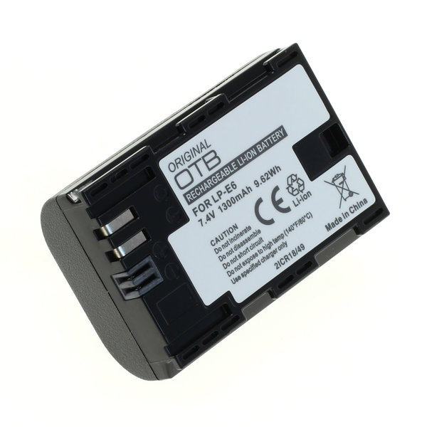 Canon LP-E6 yhteensopiva akku, 1300 mAh

