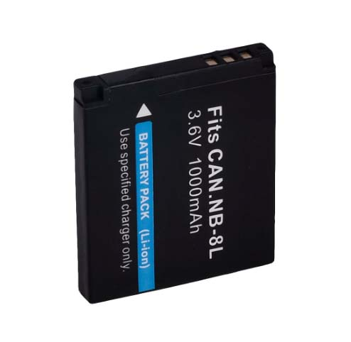 Canon NB-8L yhteensopiva akku, 1000 mAh