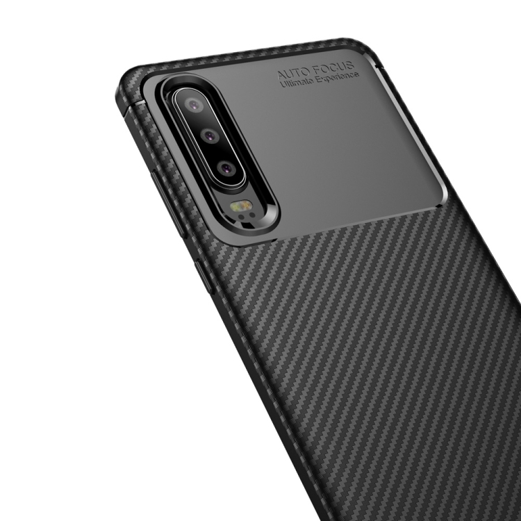 Huawei P30 hiilikuitu suojakuori (sininen)