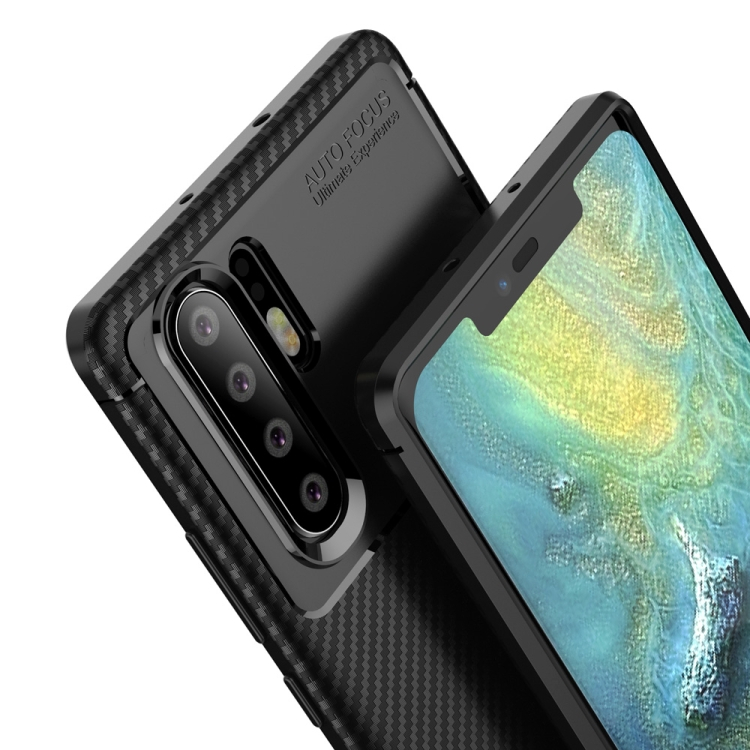 Huawei P30 Pro hiilikuitu suojakuori (ruskea)