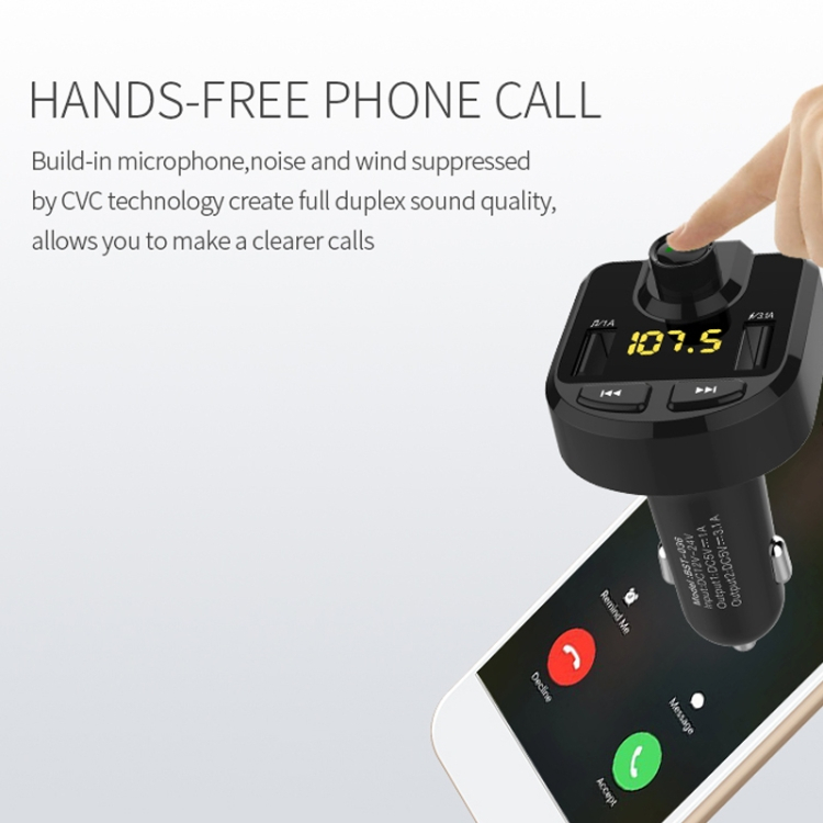 Auton Bluetooth FM lähetin / Handsfree