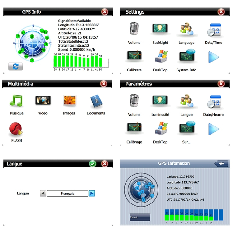 7 tuuman  GPS‐navigaattori kosketusnäytöllä 