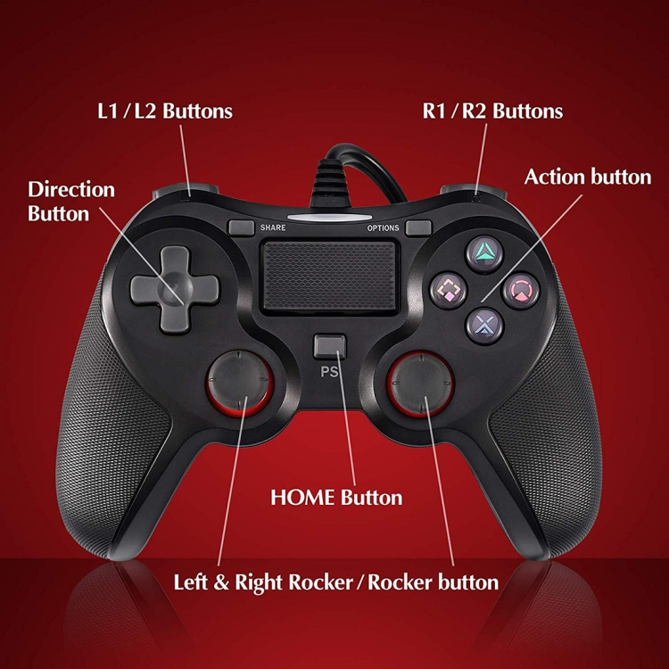 Langallinen PS4 -peliohjain