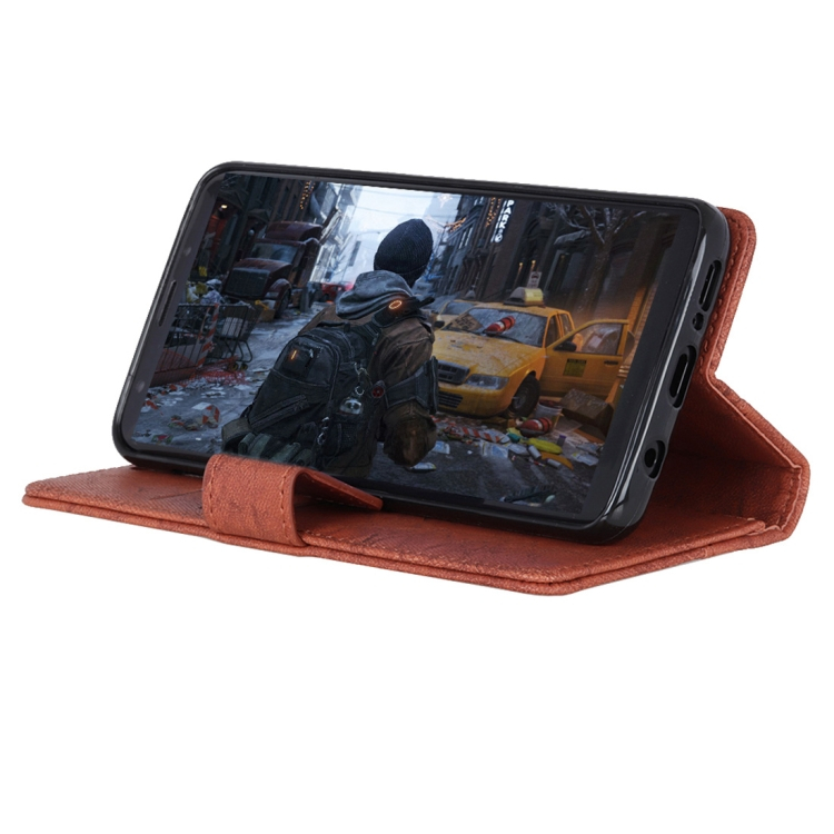 OnePlus 6T nahkainen kotelo (Ruskea)