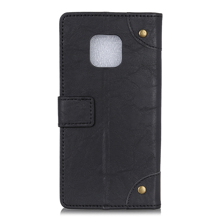 Huawei Mate 20 Pro nahkainen kotelo (Musta)