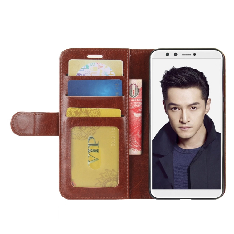 Huawei Honor 9 Lite nahkainen suojakotelo(Ruskea)