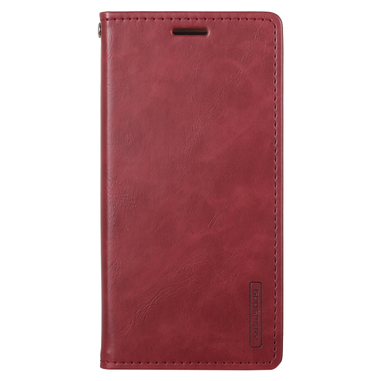 Samsung Galaxy S10 nahkainen suojakotelo (punainen)