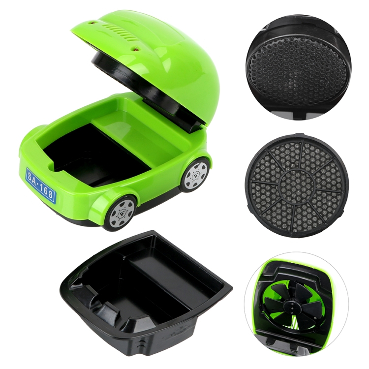 Luova sähkökäyttöinen tuhkakuppi (Vihreä)