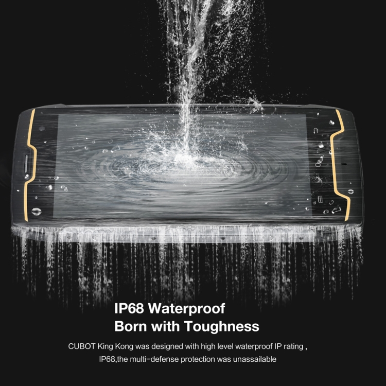 Cubot Kingkong Triple 2 Gt + 16 Gt, 3G, Dual-SIM (Musta)
