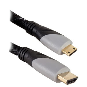 Mini HDMI uros - HDMI uros kaapeli 1,5 m