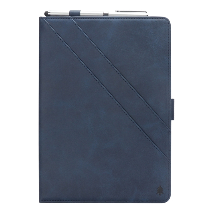 Huawei MediaPad T5 10.1 nahkakotelo kynäpaikalla (Sininen)
