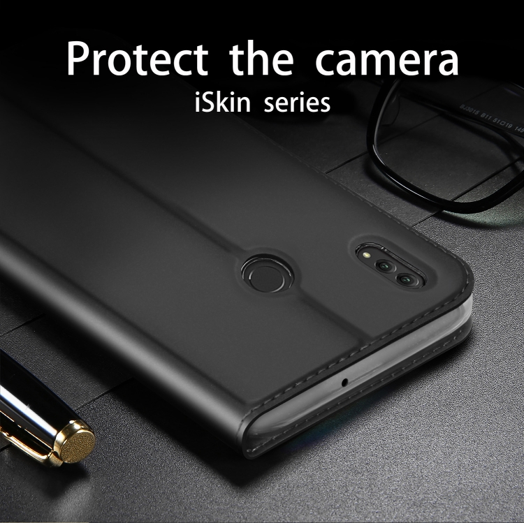 Huawei Honor 8X nahkainen suojakotelo (Harmaa)