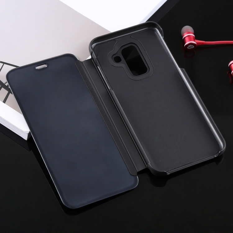 Samsung Galaxy J4 2018 peilaava kotelo pidikkeellä (Musta)