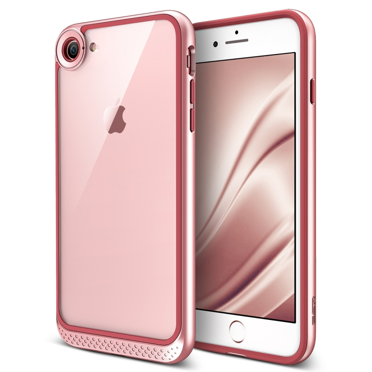 iPhone 8 / 7 TPU-suojakotelo (Ruusukulta)