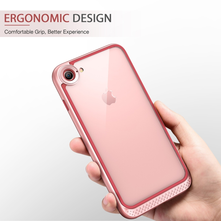 iPhone 8 / 7 TPU-suojakotelo (Ruusukulta)