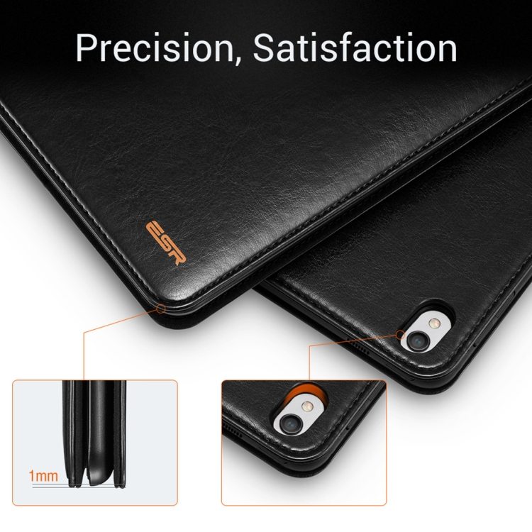 iPad Pro 10.5 tuumaa nahkakotelo (musta)