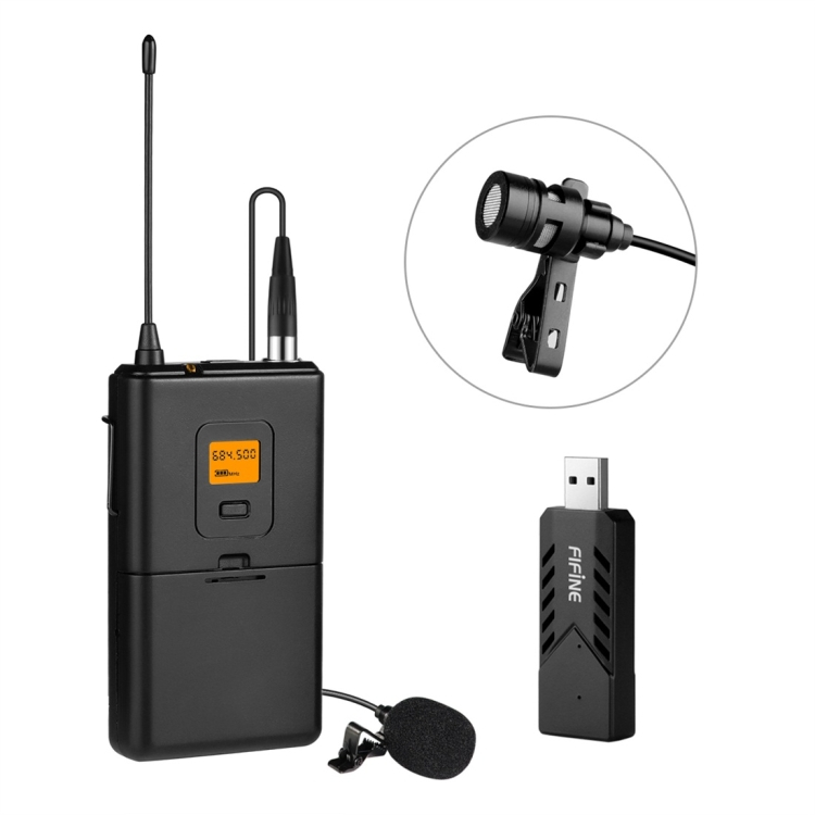 Wireless lavalier microphone for smartphones