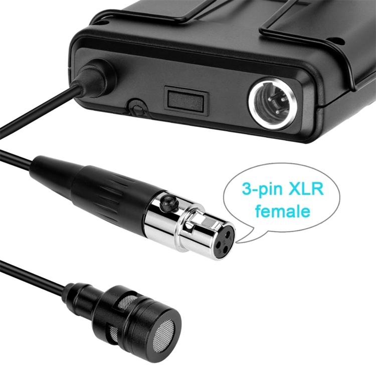 Wireless lavalier microphone for smartphones