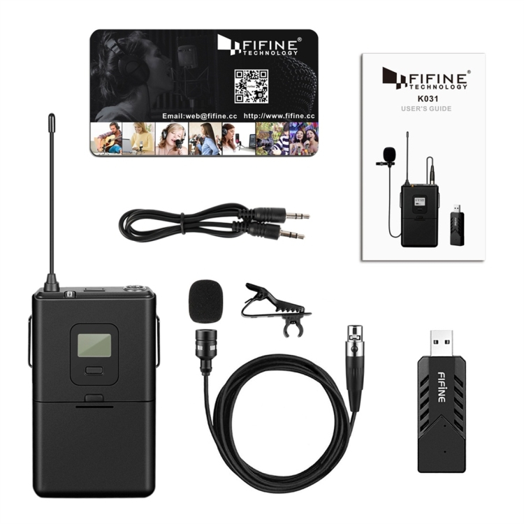Wireless lavalier microphone for smartphones