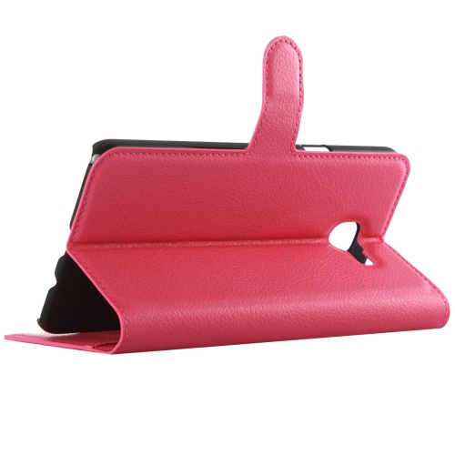 Nahkainen lompakko/ suoja Samsung Galaxy A3 (2016), magenta