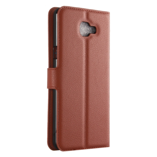 Nahkainen lompakko/ suoja Samsung Galaxy A3 (2016), ruskea