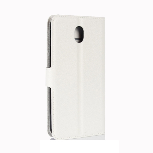 Samsung Galaxy J7 (2017) nahkainen suojakotelo (valkoinen)