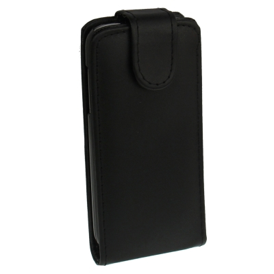 Nahkakotelo Samsung Galaxy S4 mini / i9190 (musta)