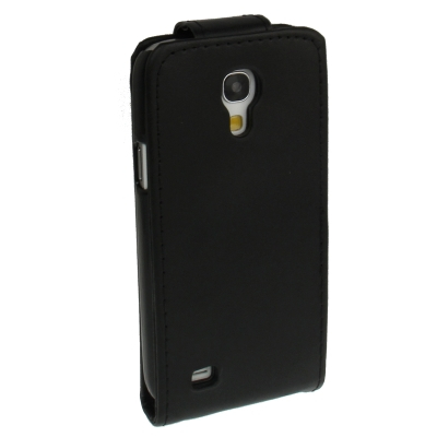 Nahkakotelo Samsung Galaxy S4 mini / i9190 (musta)