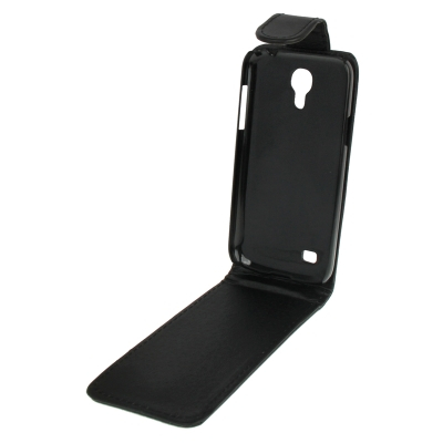 Nahkakotelo Samsung Galaxy S4 mini / i9190 (musta)