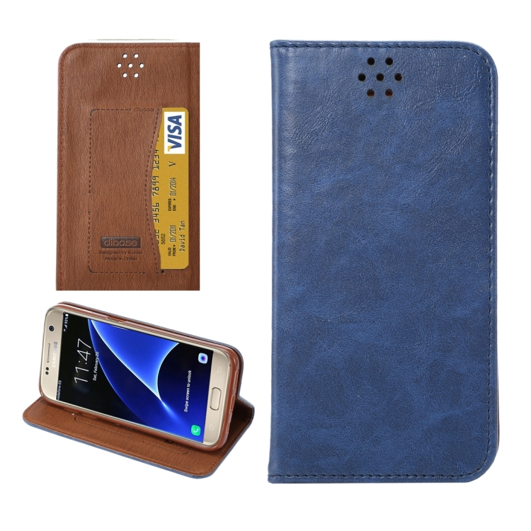 Nahkainen suojakotelo Samsung Galaxy S7, sininen