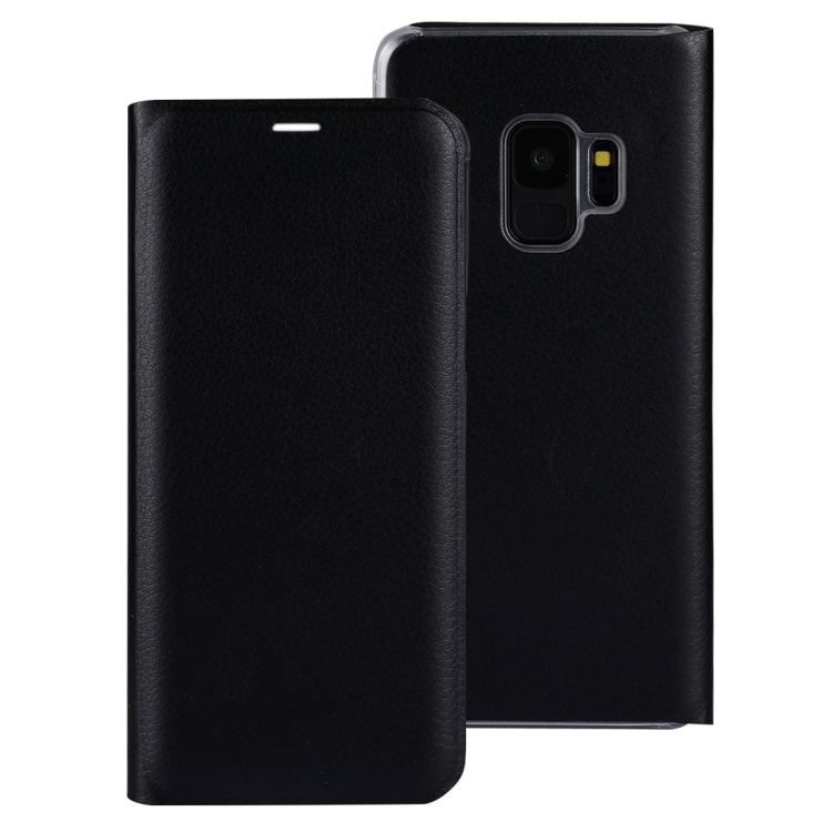 Samsung Galaxy S9 nahkakotelo (musta)