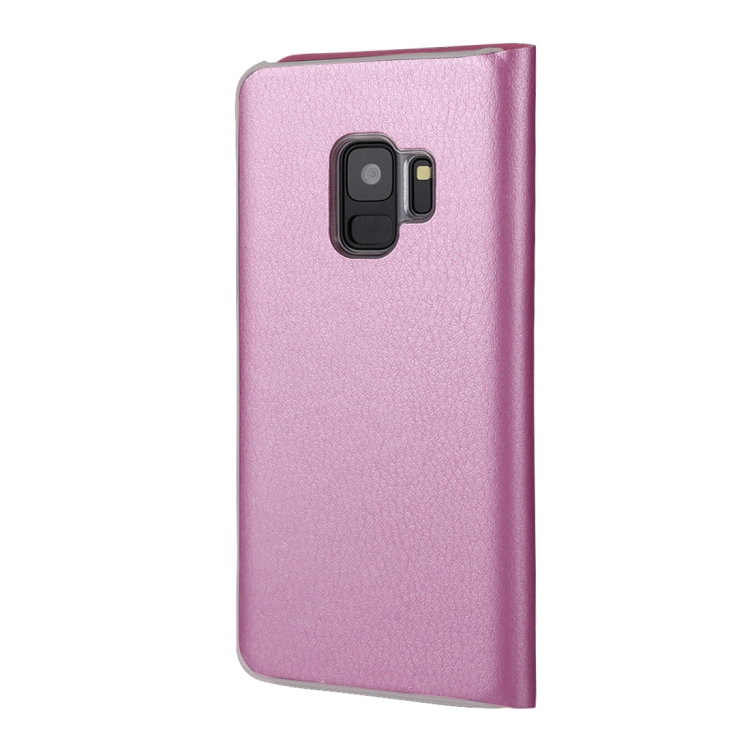 Samsung Galaxy S9 nahkakotelo (vaaleanpunainen)