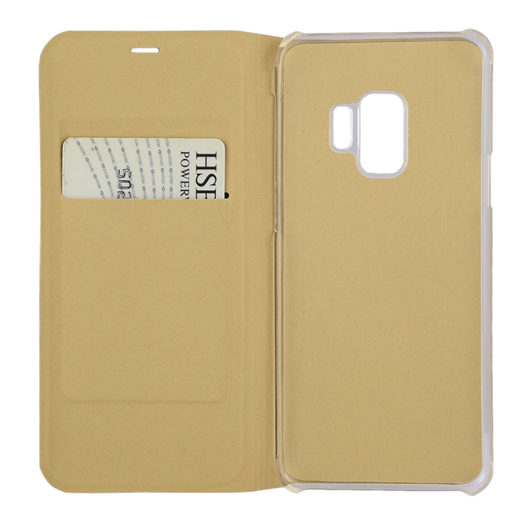 Samsung Galaxy S9 nahkakotelo (kulta)