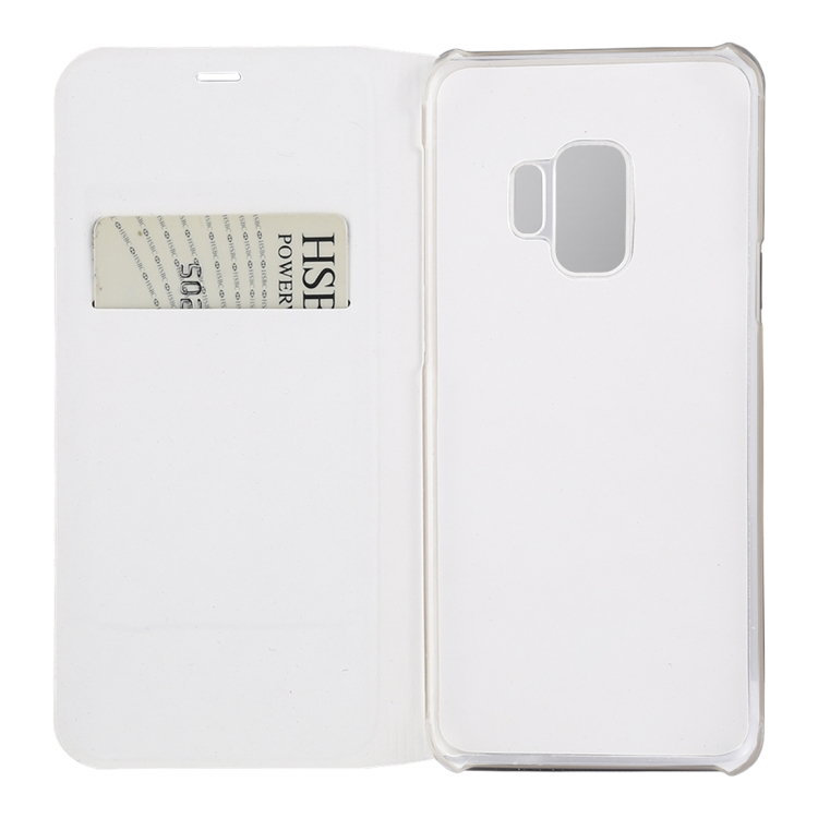 Samsung Galaxy S9 nahkakotelo (valkoinen)