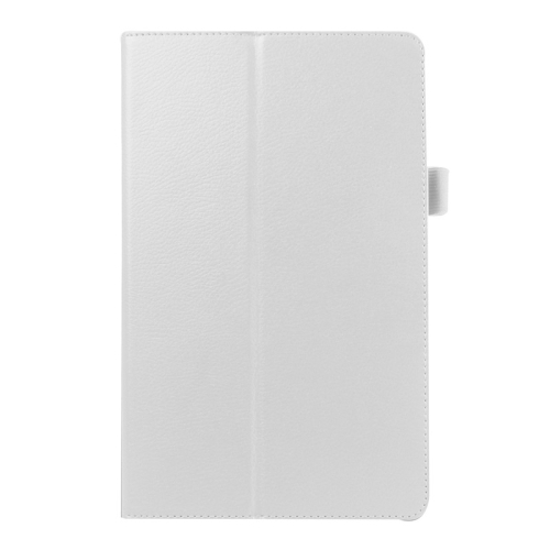 Samsung Galaxy Tab E 9.6 tuumaa - Nahkainen suojakotelo, valkoinen