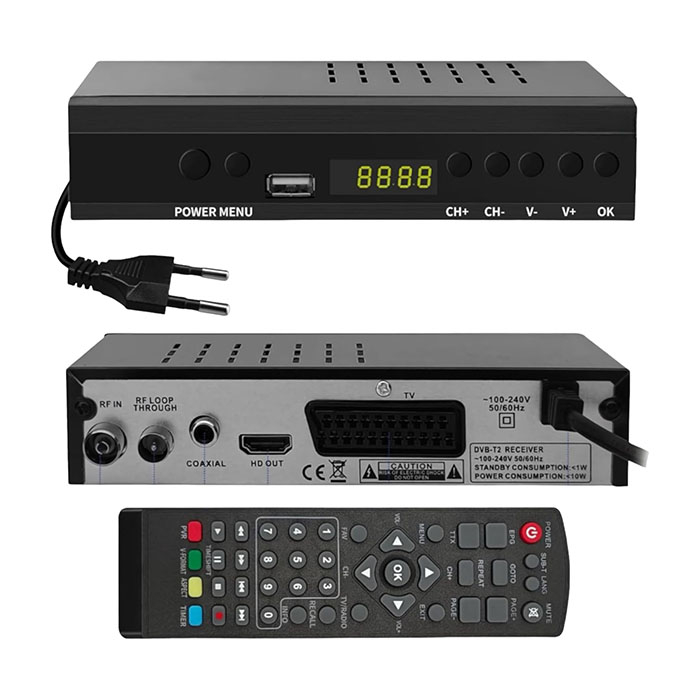 HD DVB-T2 digiviritin - HDMI  