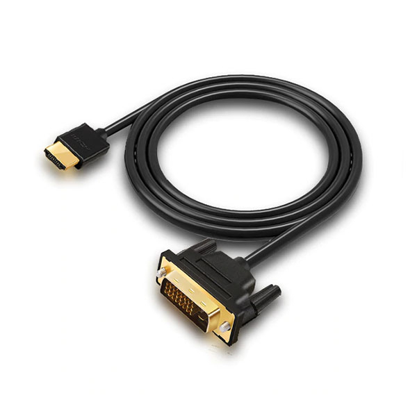 HDMI uros - DVI-D uros kaapeli, 3 m