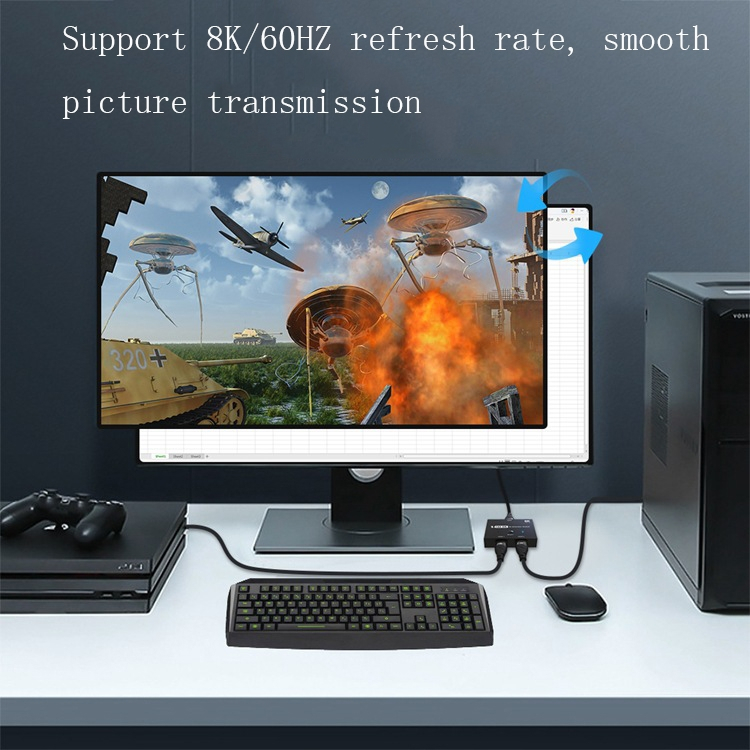 HDMI 2.1 -kaksisuuntainen kytkin PS5:lle