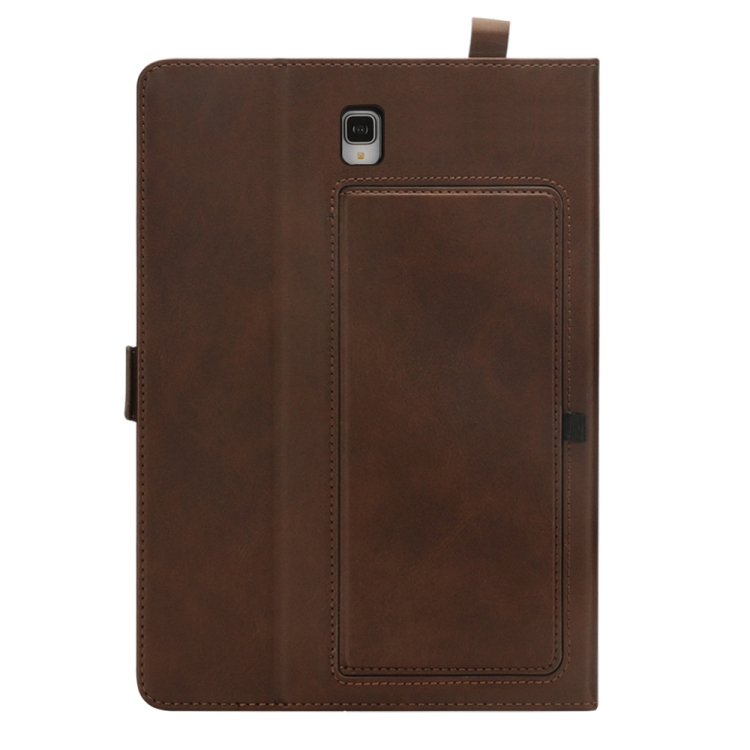Samsung Galaxy Tab S4 10,5 tuumaa - nahkainen suojakotelo (tummanruskea)
