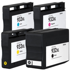 Hp H-933YXL yhteensopiva mustekasetti (CN056A) , Keltainen, 12ml